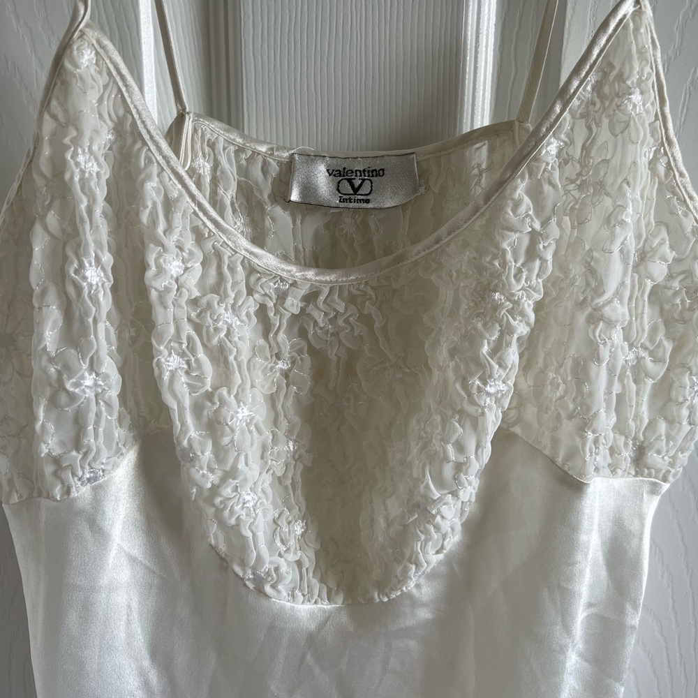 Valentino Women's Ivory Lace Slip